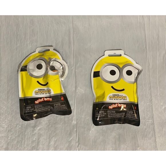 Minions THE RISE OF GRU Movie Splat Ems Mini Figures Blind Two Bags New & Used - Picture 1 of 5